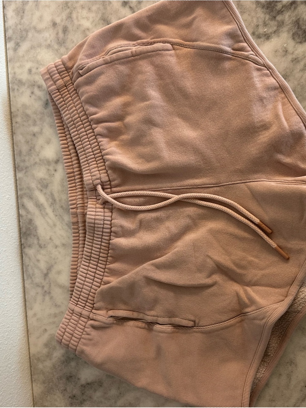 PINK Victoria's Secret Dusty Rose Drawstring Athletic Shorts